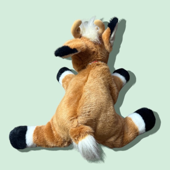 Vintage 1999 Rudolph The Red Nose Reindeer Christmas Plush Stuffed Animal Toy - Picture 7 of 10